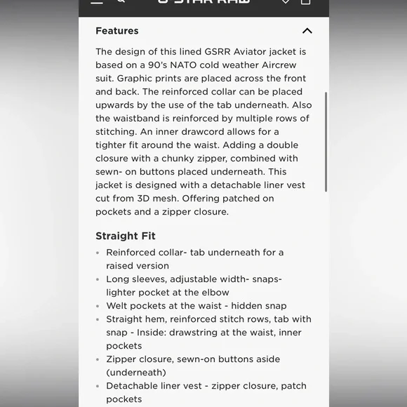 GSRR AVIATOR JACKET - Mens - Medium! - Picture 15 of 16